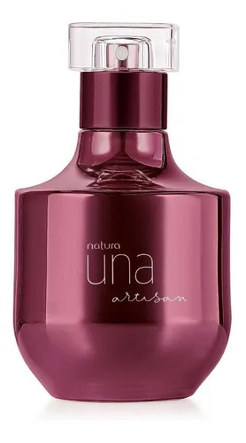 Frasco do perfume feminino Natura Una Artisan Eau de Parfum de 75 ml