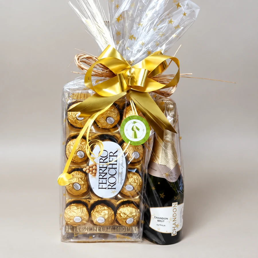 Kit Chandon com Ferrero Rocher